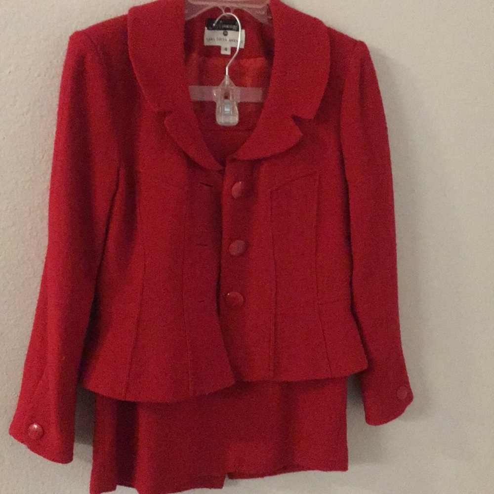 Red suit